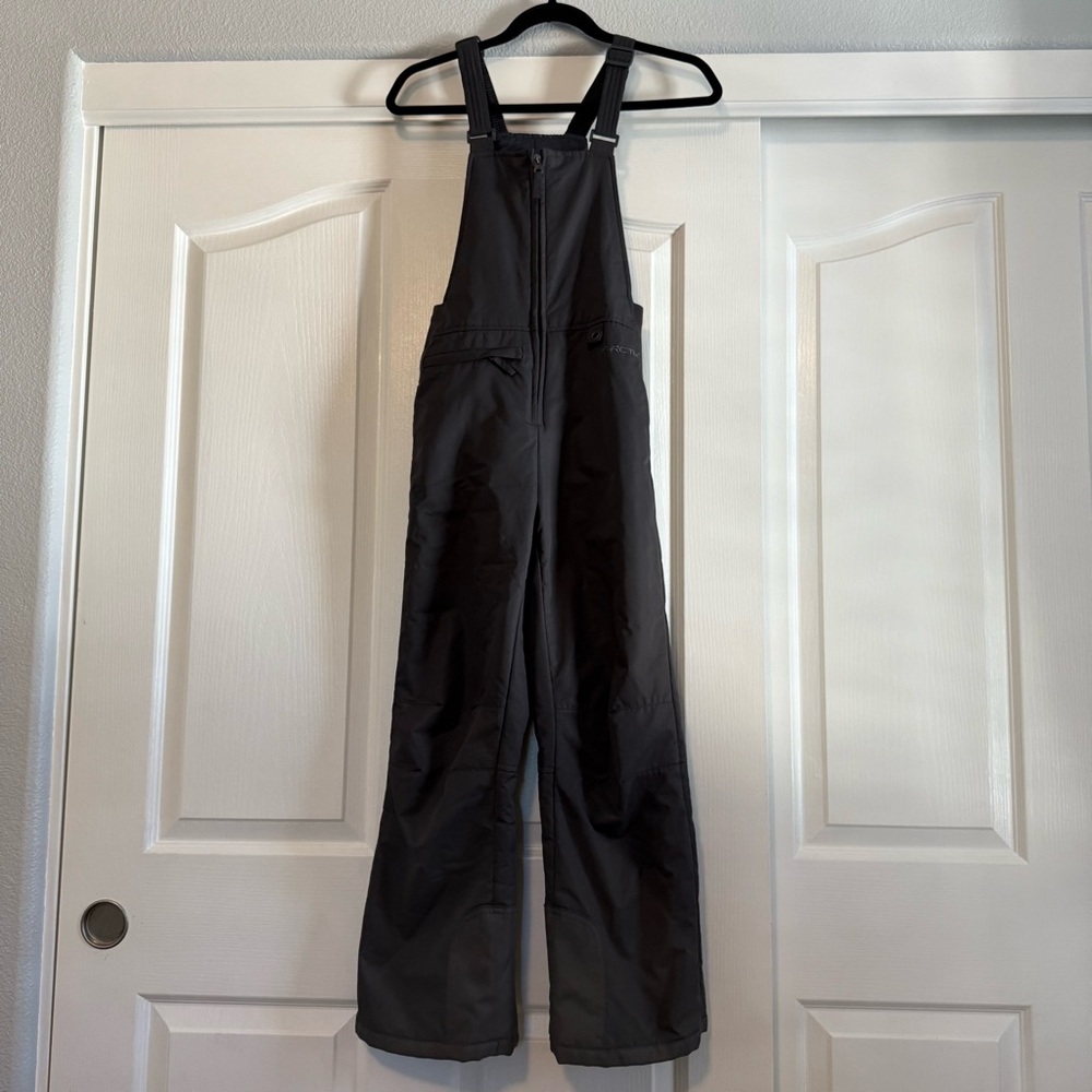 Grey Youth Snow Bib Overalls